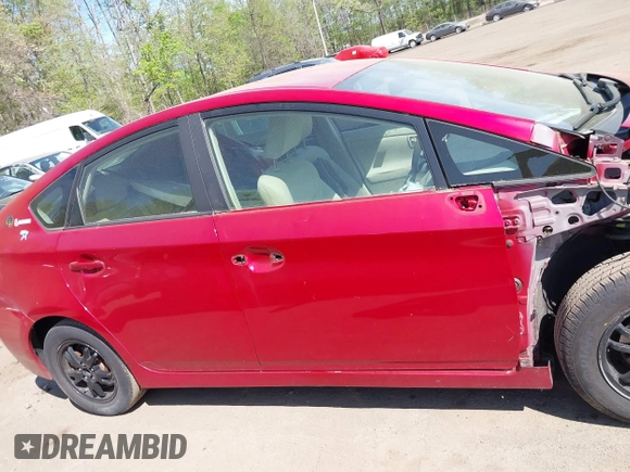2013 Toyota Prius One with VIN JTDKN3DU5D0355406, listed as a IAAI auction lot 42091467 with 136,356 mi miles. Bid and sale history available at carsss.com. Image 14.