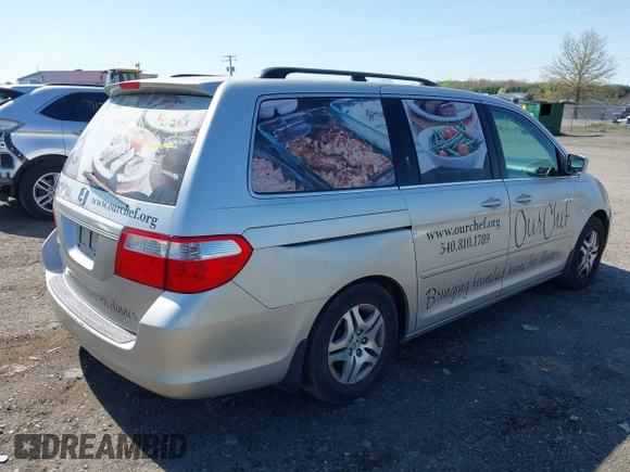 2007 Honda Odyssey EX с VIN 5FNRL38437B441110, выставлен на аукционе IAAI как лот 41930485 с пробегом 229 617 миль миль и . История ставок и продаж доступна на DreamBid. Изображение 4.