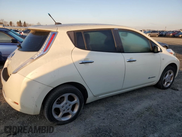 2011 Nissan LEAF SL with VIN JN1AZ0CP4BT009064, listed as a Copart auction lot 87850975 with 65,423 mi miles and Clean Title. Bid and sale history available at carsss.com. Image 3.