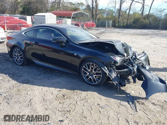 2015 Lexus RC 350 F Sport z VIN JTHHE5BC8F5001352, wystawiony jako IAAI lot #41678046 z przebiegiem 76 494 mil mil oraz . Historia ofert i sprzedaży dostępna na DreamBid. Obrazek 1.