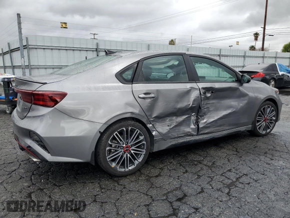 2024 Kia Forte GT with VIN 3KPF44AC9RE729360, listed as a Copart auction lot 44083615 with 10,662 mi miles and Salvage Title. Bid and sale history available at carsss.com. Image 3.