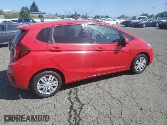 2016 Honda Fit LX with VIN JHMGK5H5XGX011769, listed as a Copart auction lot 61308365 with 62,643 mi miles and Salvage title. Bid and sale history available at DreamBid. Image 3.