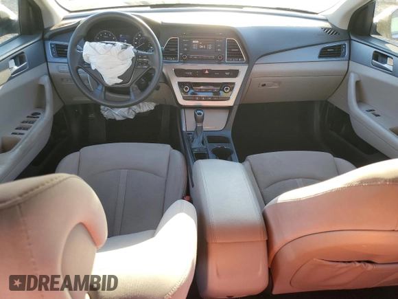 2017 Hyundai Sonata 2.4L with VIN 5NPE24AF7HH520821, listed as a Copart auction lot 43833435 with 107,450 mi miles and Salvage Title. Bid and sale history available at carsss.com. Image 8.