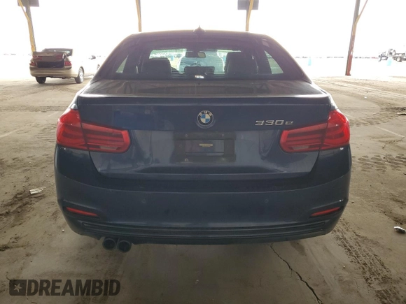 2017 BMW 3 Series 330e iPerformance with VIN WBA8E1C51HK480158, listed as a Copart auction lot 49490625 with 56,270 mi miles and Clean Title. Bid and sale history available at carsss.com. Image 6.