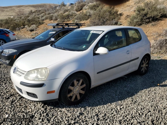 2008 Volkswagen Rabbit S with VIN WVWBA71K08W283829, listed as a Copart auction lot 50790505 with 190,465 mi miles and Clean Title. Bid and sale history available at carsss.com. Image 1.