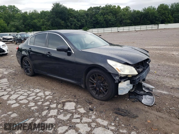 2008 Infiniti G35 Journey with VIN JNKBV61E68M219832, listed as a Copart auction lot 59196895 with Not provided miles and Salvage title. Bid and sale history available at DreamBid. Image 4.