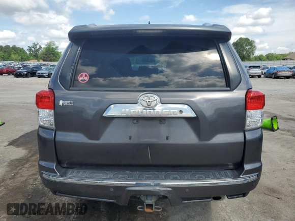 2011 Toyota 4Runner SR5 with VIN JTEZU5JRXB5032171, listed as a Copart auction lot 54881695 with 324,951 mi miles and Salvage title. Bid and sale history available at DreamBid. Image 6.