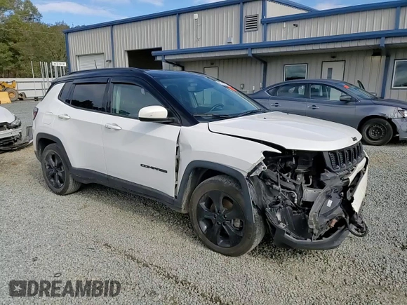 2020 Jeep Compass Altitude with VIN 3C4NJCBBXLT176726, listed as a Copart auction lot 79712814 with 108,631 mi miles and Salvage Title. Bid and sale history available at carsss.com. Image 12.