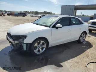 2017 Audi A3 Sedan Premium with VIN WAUAUGFF8H1042187, listed as a Copart auction lot 48177375 with 93,931 mi miles and Salvage Title. Bid and sale history available at carsss.com. Image 1.