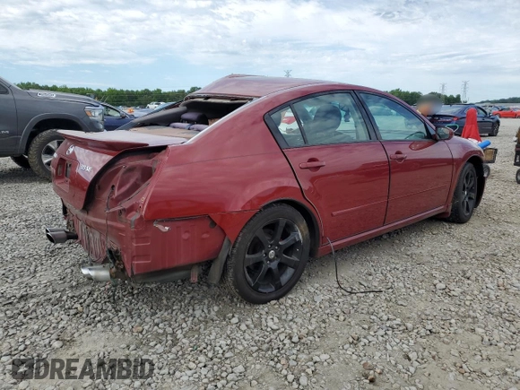 2008 Nissan Maxima SE z VIN 1N4BA41E78C831101, wystawiony jako Copart lot #58123985 z przebiegiem Nie podano mil oraz Szkoda całkowita • Salvage title. Historia ofert i sprzedaży dostępna na DreamBid. Obrazek 3.