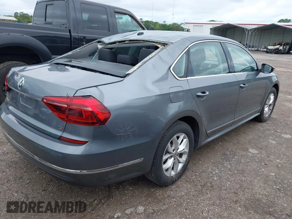 2017 Volkswagen Passat S with VIN 1VWAT7A38HC004849, listed as a IAAI auction lot 41994444 with 117,953 mi miles and . Bid and sale history available at DreamBid. Image 4.