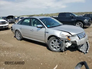2008 Ford Taurus Limited with VIN 1FAHP25W28G121399, listed as a Copart auction lot 53469565 with 160,764 mi miles and Salvage title. Bid and sale history available at DreamBid. Image 4.