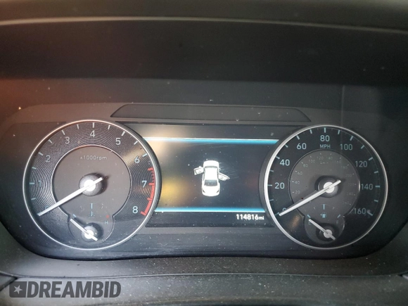 2017 Genesis G90 Ultimate with VIN KMHG54JH1HU031365, listed as a Copart auction lot 42460714 with 114,816 mi miles and Salvage Title. Bid and sale history available at carsss.com. Image 9.