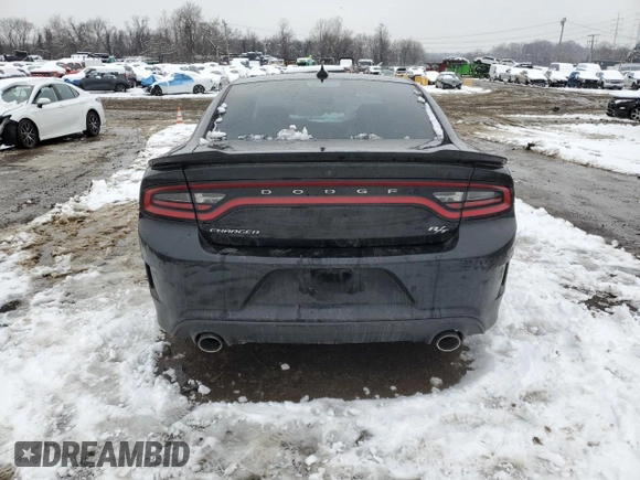 2019 Dodge Charger R/T with VIN 2C3CDXCT6KH643181, listed as a Copart auction lot 44929565 with 109,377 mi miles and Salvage Title. Bid and sale history available at carsss.com. Image 6.