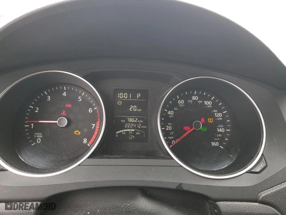 2015 Volkswagen Jetta Sedan 2.0L S with VIN 3VW2K7AJ7FM215820, listed as a Copart auction lot 50928535 with 222,412 mi miles and Clean Title. Bid and sale history available at carsss.com. Image 9.