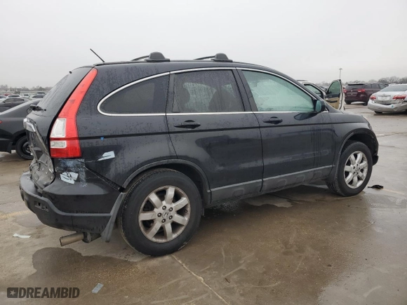 2009 Honda CR-V EX-L with VIN 5J6RE38719L020002, listed as a Copart auction lot 44411145 with 190,536 mi miles and Salvage Title. Bid and sale history available at carsss.com. Image 3.