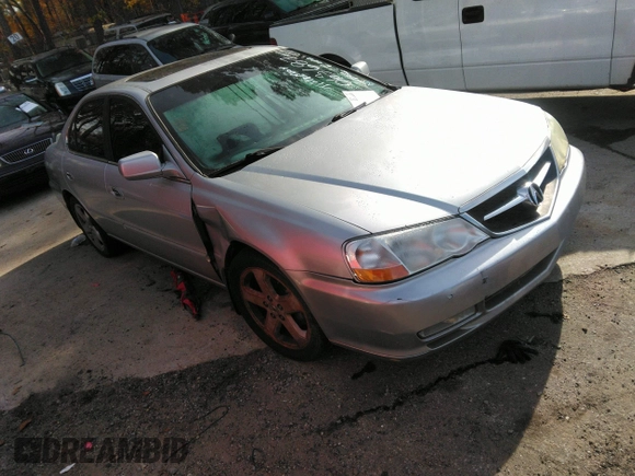 2003 Acura TL Type S with VIN 19UUA56803A063687, listed as a IAAI auction lot 40948361 with 143,710 mi miles. Bid and sale history available at carsss.com. Image 1.