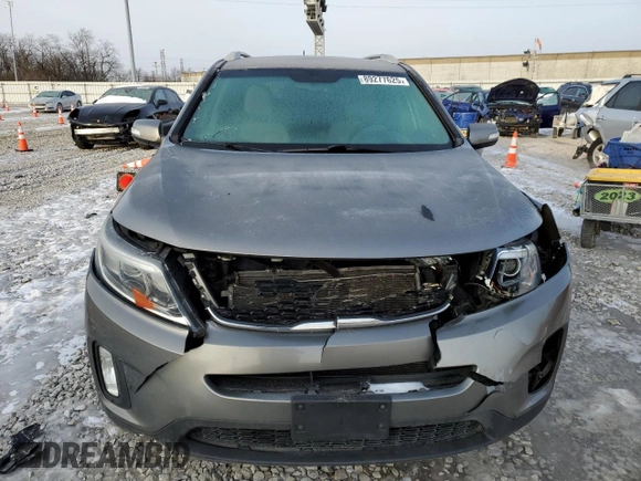2014 Kia Sorento LX with VIN 5XYKTDA73EG548725, listed as a Copart auction lot 89277625 with 125,847 mi miles and Salvage Title. Bid and sale history available at carsss.com. Image 5.