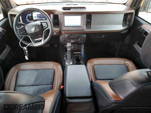 2022 Ford Bronco with VIN 1FMEE5BP5NLB59094, listed as a Copart auction lot 52624595 with 46,101 mi miles and Salvage Title. Bid and sale history available at DreamBid. Image 8.