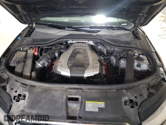 2015 Audi A8 3.0T with VIN WAU3GAFD9FN023200, listed as a Copart auction lot 59856315 with 140,472 mi miles and Salvage title. Bid and sale history available at DreamBid. Image 11.