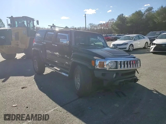 2007 Hummer H3 SUV with VIN 5GTDN13E678190035, listed as a Copart auction lot 80236004 with 229,860 mi miles and Salvage Title. Bid and sale history available at DreamBid. Image 11.