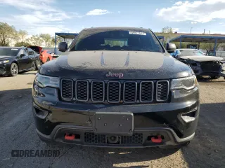 2020 Jeep Grand Cherokee Trailhawk with VIN 1C4RJFLT9LC303763, listed as a Copart auction lot 69877614 with 46,512 mi miles and Salvage title. Bid and sale history available at DreamBid. Image 5.