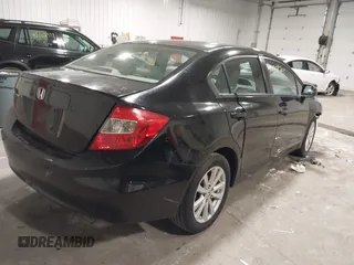 2012 Honda Civic EX with VIN 2HGFB2F81CH301455, listed as a IAAI auction lot 42008205 with 230,707 mi miles and . Bid and sale history available at DreamBid. Image 4.