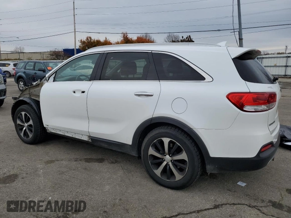 2017 Kia Sorento EX with VIN 5XYPHDA1XHG241785, listed as a Copart auction lot 82762644 with 150,292 mi miles and Salvage Title. Bid and sale history available at carsss.com. Image 2.