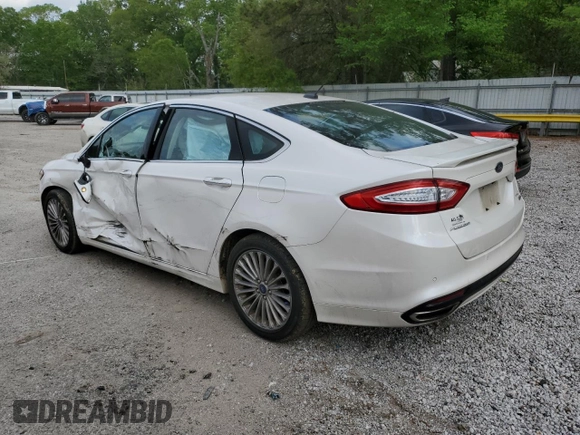 2016 Ford Fusion Titanium with VIN 3FA6P0K91GR228039, listed as a Copart auction lot 51342075 with 93,502 mi miles and Clean Title. Bid and sale history available at DreamBid. Image 2.