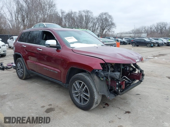 2022 Jeep Grand Cherokee Limited with VIN 1C4RJFBG2NC139280, listed as a IAAI auction lot 41599631 with 62,650 mi miles and . Bid and sale history available at DreamBid. Image 1.