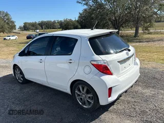 2012 Toyota Yaris L with VIN JTDKTUD36CD523080, listed as a Copart auction lot 83858744 with 134,041 mi miles and Clean Title. Bid and sale history available at carsss.com. Image 3.