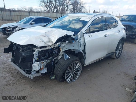 2022 Lexus NX with VIN JTJGGCEZ3N5003887, listed as a IAAI auction lot 41632338 with 33,245 mi miles. Bid and sale history available at carsss.com. Image 18.