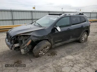 2014 Jeep Cherokee Limited with VIN 1C4PJMDS9EW210955, listed as a Copart auction lot 53263085 with 92,927 mi miles and Salvage Title. Bid and sale history available at DreamBid. Image 1.