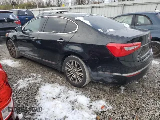 2014 Kia Cadenza Premium with VIN KNALN4D77E5130751, listed as a Copart auction lot 81950874 with 122,437 mi miles and Salvage Title. Bid and sale history available at carsss.com. Image 2.