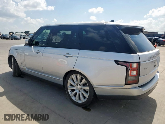 2016 Land Rover Range Rover Supercharged with VIN SALGS2EF2GA298758, listed as a Copart auction lot 65186495 with 98,998 mi miles and Clean title. Bid and sale history available at DreamBid. Image 2.