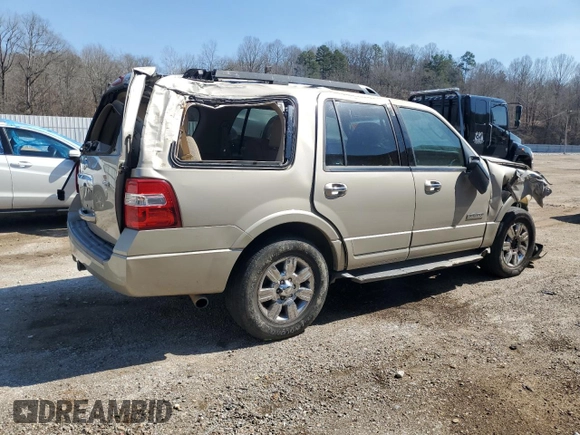 2008 Ford Expedition SSV with VIN 1FMFU15548LA38510, listed as a Copart auction lot 48409195 with 211,925 mi miles and Salvage title. Bid and sale history available at DreamBid. Image 3.