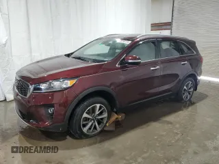 2019 Kia Sorento EX V6 with VIN 5XYPH4A54KG464334, listed as a Copart auction lot 70758104 with 63,938 mi miles and Salvage Title. Bid and sale history available at carsss.com. Image 1.