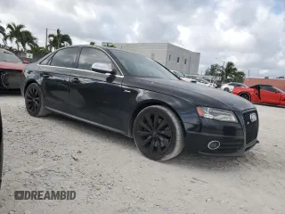 2011 Audi S4 Premium Plus with VIN WAUDGAFL5BA084136, listed as a Copart auction lot 44497285 with 71,766 mi miles and Salvage Title. Bid and sale history available at carsss.com. Image 4.