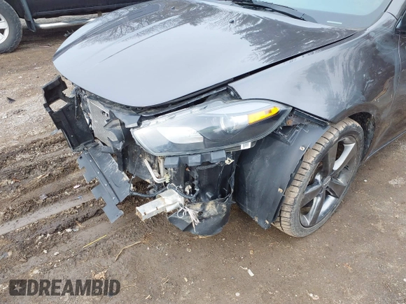 2015 Dodge Dart GT with VIN 1C3CDFEB3FD278086, listed as a IAAI auction lot 41717408 with 99,761 mi miles. Bid and sale history available at carsss.com. Image 13.