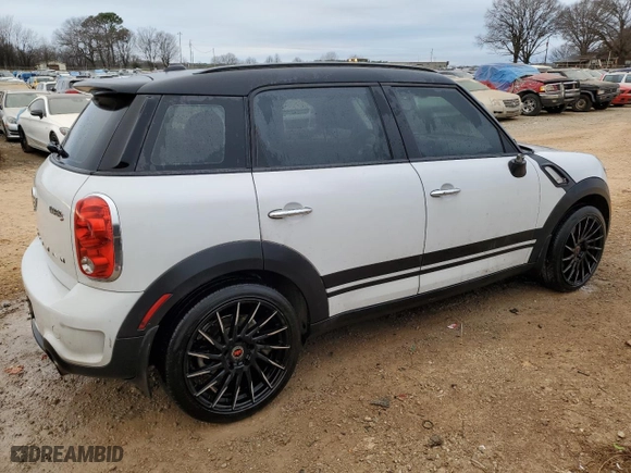 2016 MINI Cooper Countryman S with VIN WMWZC3C53GWP53470, listed as a Copart auction lot 44447875 with 187,554 mi miles and Salvage Title. Bid and sale history available at carsss.com. Image 3.