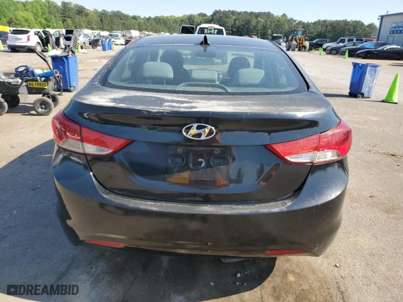 2013 Hyundai Elantra Limited PZEV with VIN 5NPDH4AEXDH203692, listed as a Copart auction lot 53472375 with 173,139 mi miles and Clean Title. Bid and sale history available at carsss.com. Image 6.