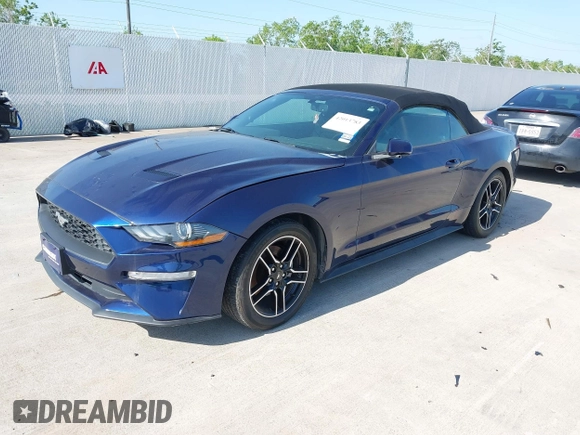 2018 Ford Mustang EcoBoost Premium with VIN 1FATP8UH8J5142453, listed as a IAAI auction lot 42042012 with 127,677 mi miles and . Bid and sale history available at carsss.com. Image 2.