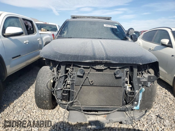 2023 Dodge Durango Pursuit with VIN 1C4RDJFG8PC605155, listed as a Copart auction lot 50243075 with 25,883 mi miles and Salvage title. Bid and sale history available at DreamBid. Image 5.