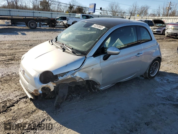 2014 FIAT 500 Pop with VIN 3C3CFFAR9ET250265, listed as a Copart auction lot 43253665 with 84,004 mi miles and Salvage Title. Bid and sale history available at carsss.com. Image 1.