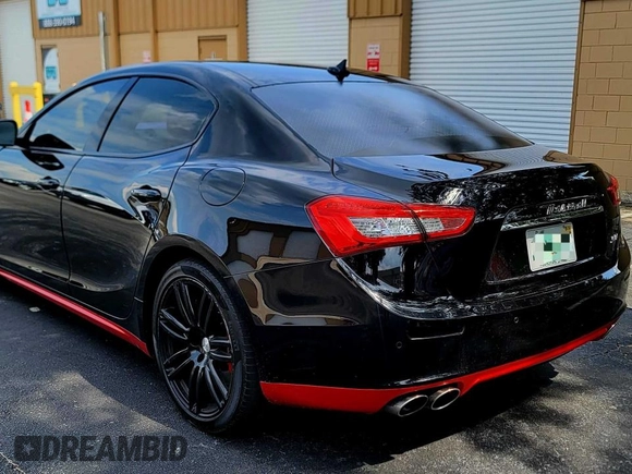 2017 Maserati Ghibli S Q4 with VIN ZAM57RTL9H1242671, listed as a Copart auction lot 52591933 with 50,450 mi miles. Bid and sale history available at carsss.com. Image 3.