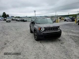 2018 Jeep Renegade Upland with VIN ZACCJBAB5JPG63825, listed as a Copart auction lot 61135135 with 113,666 mi miles and Salvage title. Bid and sale history available at DreamBid. Image 15.