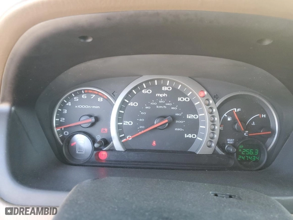 2003 Honda Pilot EX with VIN 2HKYF18753H583293, listed as a Copart auction lot 47276235 with 247,434 mi miles and Salvage Title. Bid and sale history available at carsss.com. Image 9.