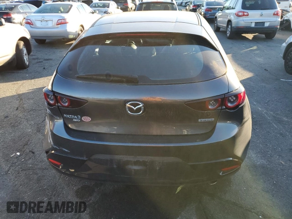 2021 Mazda 3 Select with VIN JM1BPBKL9M1345549, listed as a Copart auction lot 80771954 with 59,400 mi miles and Salvage title. Bid and sale history available at DreamBid. Image 6.