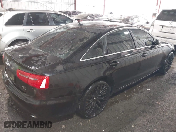2012 Audi A6 3.0T Prestige with VIN WAUBGAFC1CN025117, listed as a IAAI auction lot 42027261 with 162,490 mi miles. Bid and sale history available at carsss.com. Image 4.