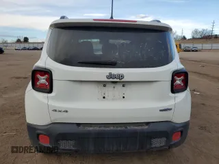 2017 Jeep Renegade Latitude with VIN ZACCJBBB5HPE43951, listed as a Copart auction lot 46699525 with 55,751 mi miles and Salvage Title. Bid and sale history available at carsss.com. Image 6.